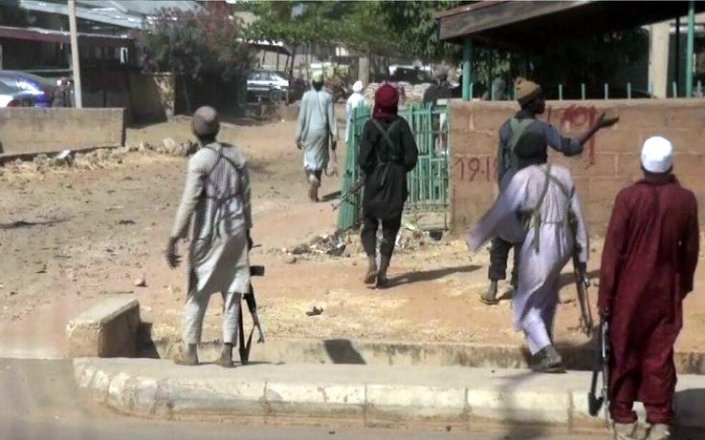 Boko Haram militants on a raid